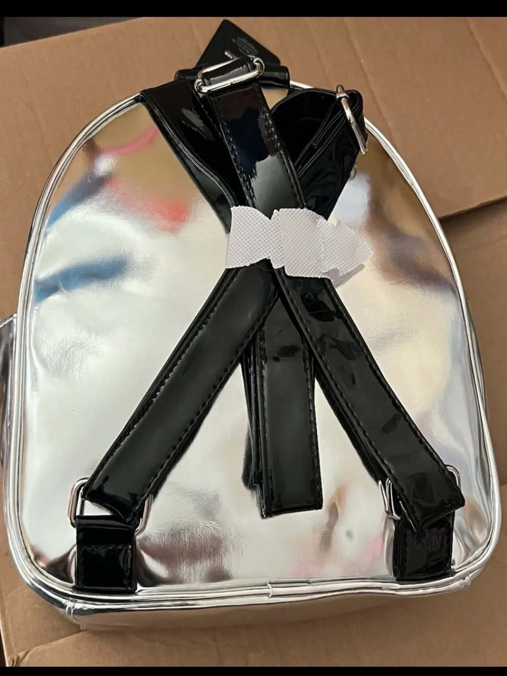 Loungefly Star Wars The Mandalorian Metallic Helmet Mini Backpack NWOT